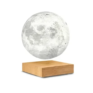 Lamp Gingko Smart Moon Light Ahorn Wood