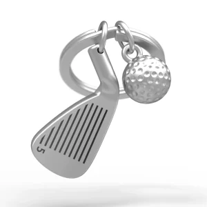 Sleutelhanger Sport Collection Golf Club Stick with Ball