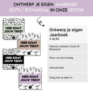 Ontwerp je jaarboek | Botanical Of Dots
