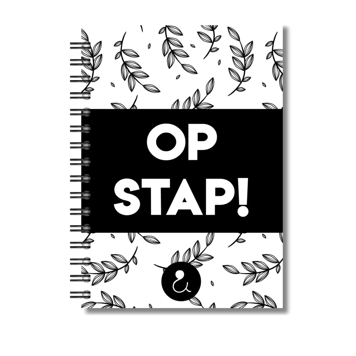 Op Stap Boekje | Uitjes Invulboek Kind | Dagjes Weg Herinneringen Boek | Botanical Zwart