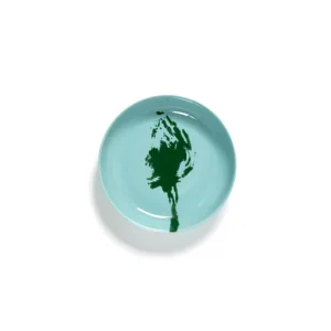 Bord Hoog Feast D22 X H4 Cm Azure Artisjok Groen