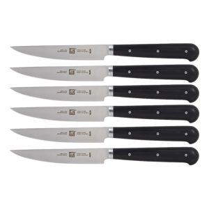 Zwilling Steakmessen 6 stuks by Matteo Thun – Zwart