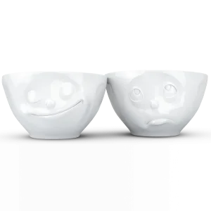 Kom Tassen Bowls Happy & Oh Please 200 ml set 2