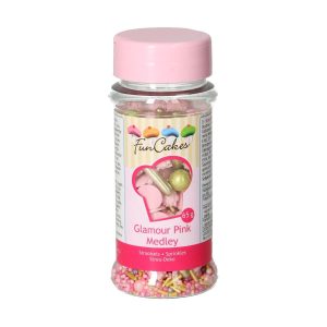 FunCakes Sprinkles 65 g – Glamour Pink Medley