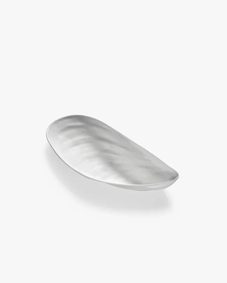 Schaal Marcel M L30,5 B14 H5,5 cm Wit - Afbeelding 2