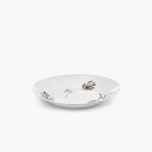 Diep Bord Midnight Flowers L D26 H3,8 cm Fiore Rosa Pink