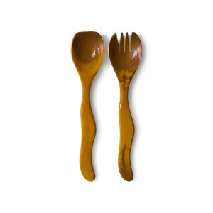 HKLiving Saladebestek – Ochre