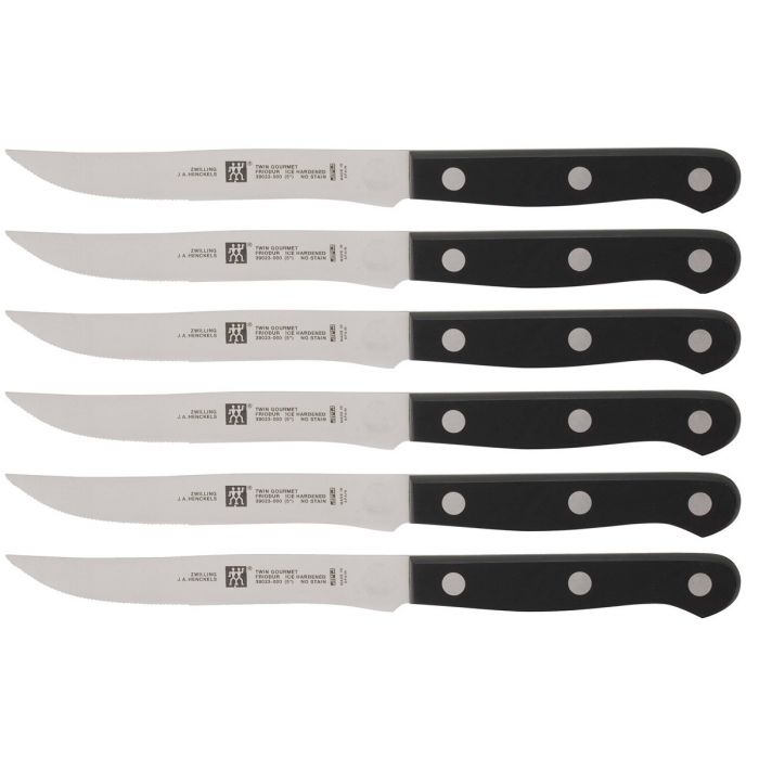 Zwilling Twin Gourmet Steakmessen 6 stuks – Zwart - Afbeelding 2